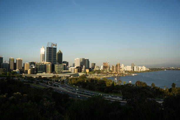 istock Perth city skyline from Kings Park observatory 1065282638