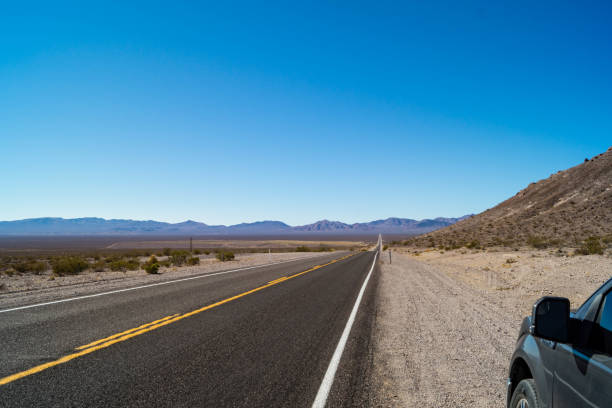 istock Daylight Pass Road in the Mojave Desert 1065283304