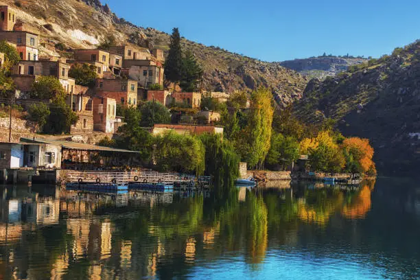 Halfeti is a small farming district on the east bank of the river Euphrates in Şanlıurfa Province in Turkey.