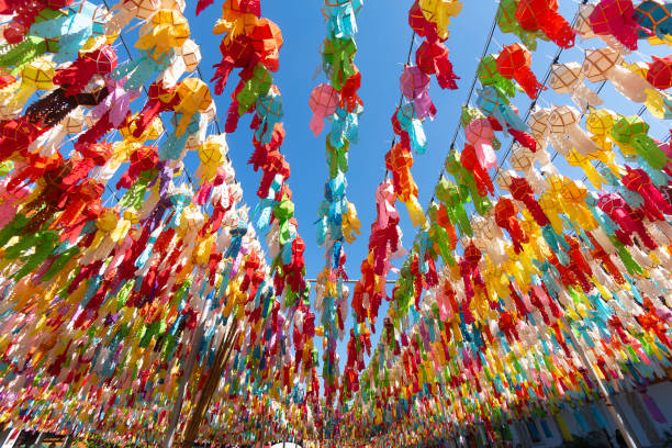 istock thai lamp in Thailand temple 1065283558