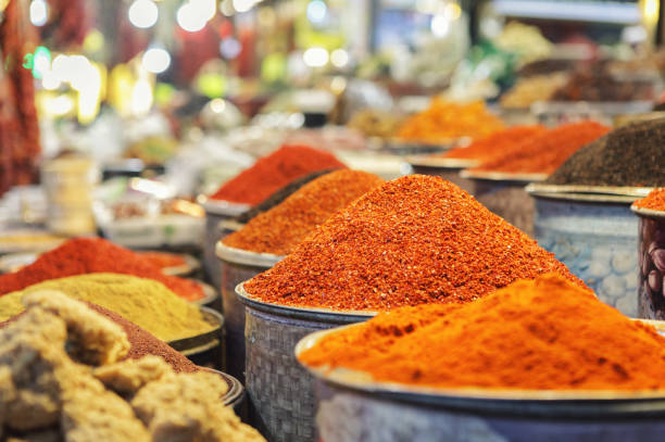 istock Hot Pepper Powder in Spice Bazaar, Gaziantep, Turkey 1065288178