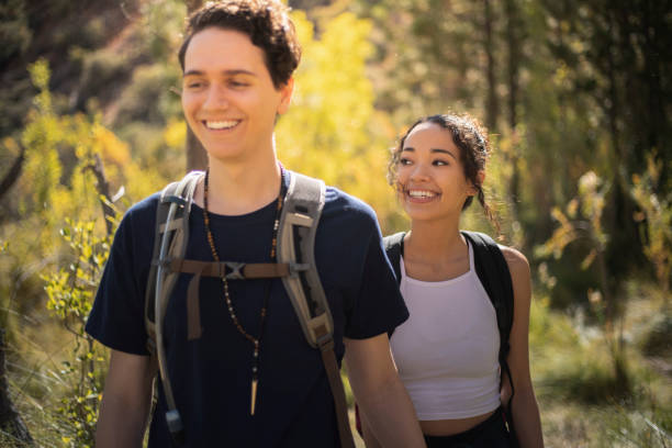 istock Happy couple hiking 1065299694
