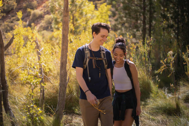 istock Happy couple hiking 1065299702