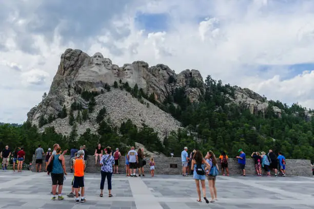 Photo of Mount Rushmore national Monument Entrance