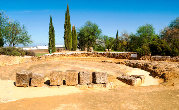 ruínas de romanos - carmona - fotografias e filmes do acervo