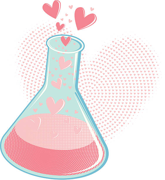 illustrations, cliparts, dessins animés et icônes de chimie de l'amour - aphrodisiac