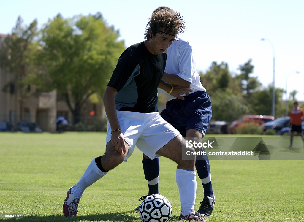 Competitve de futebol - Foto de stock de Adolescente royalty-free