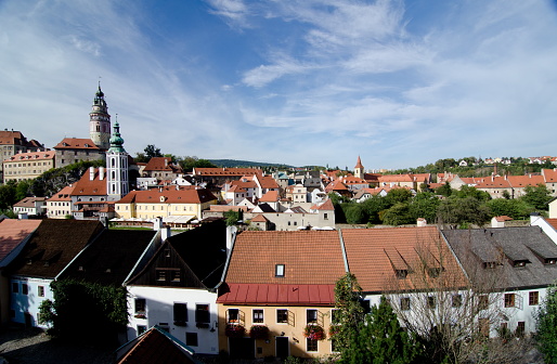 Panoramic View of Cecky Krumlov, Czech Republic