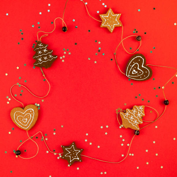 istock New Year Christmas holiday decoration flat lay 1065321118