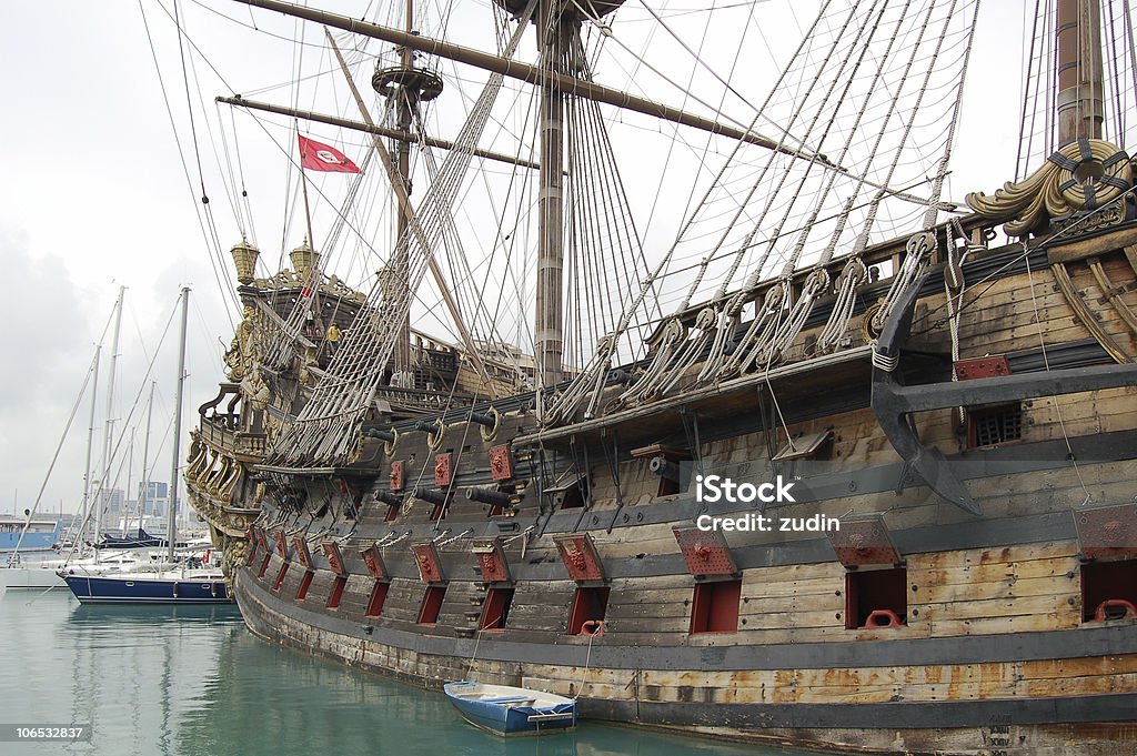 pirate nave - Foto stock royalty-free di Il Mayflower