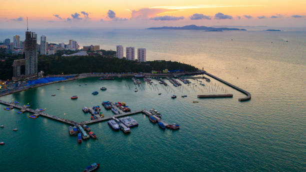 istock Aerial view of Pattaya. 1065328516