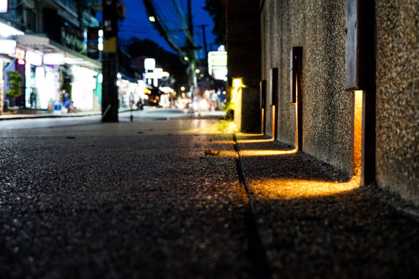 istock Street lighting in the city, lanterns 1065329026