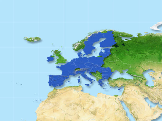 istock map of the european union after the Brexit 1065339800