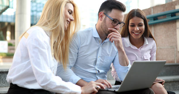 istock Business coworkers discussing new ideas 1065341672