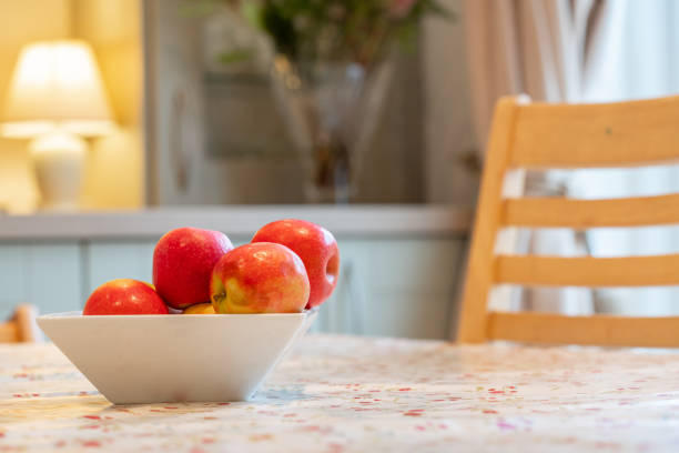 istock Red apples in a bowl 1065341970