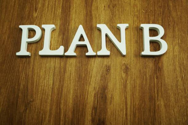 istock plan b alphabet letters top view on wooden background 1065346904