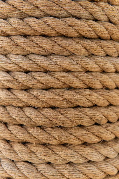 istock Full frame photograph of ropes 1065354708