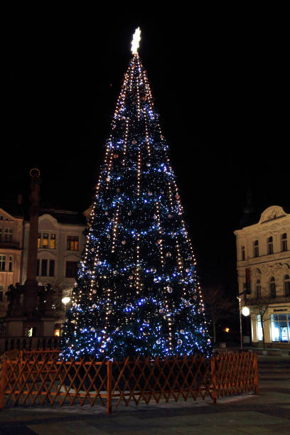 istock christmas tree in Ostrava city 1065362870