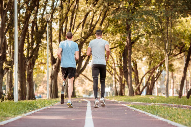 istock Friends running outdoors 1065363360
