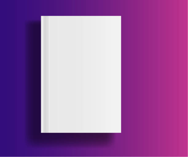 istock Magazine, album or book template on modern background. 1065375922