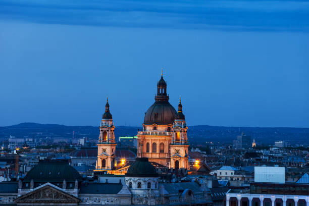 istock St Stephen Basilica in Budapest City at Dusk 1065383682