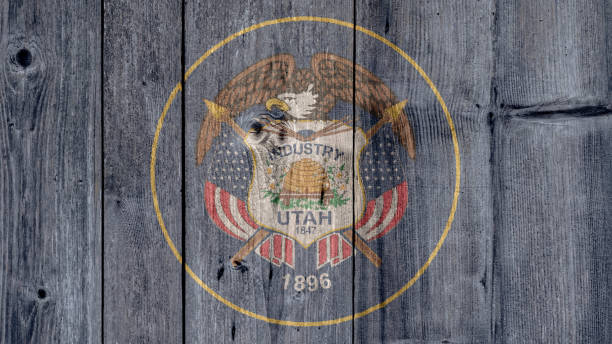 istock US State Utah Flag Wooden Fence 1065389476