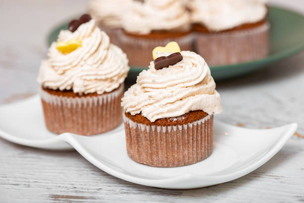 istock Homemade freshly baked chestnut muffins 1065390244