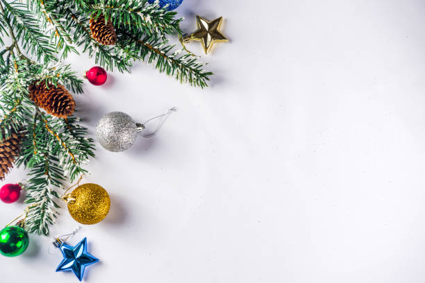 istock Christmas festive decoration background 1065394966