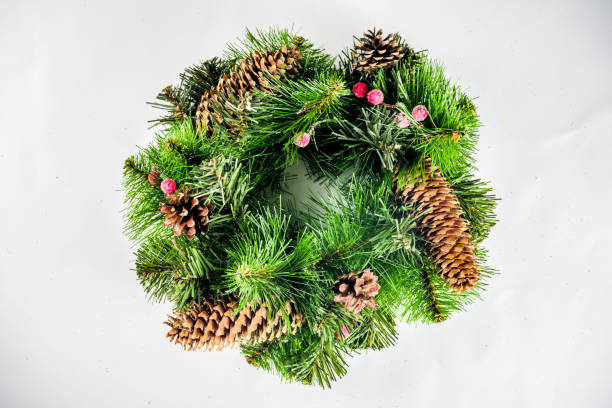 istock Christmas festive decoration background 1065395236