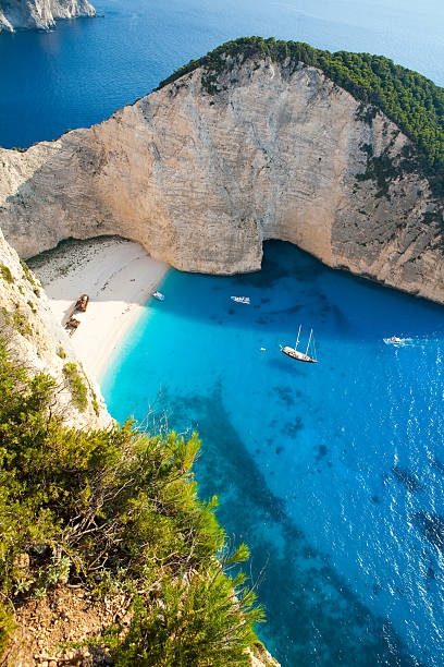 istock Aerial view of shipwreck beach 106539622