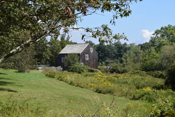 istock Mill house surrounded by foliage 1065397462