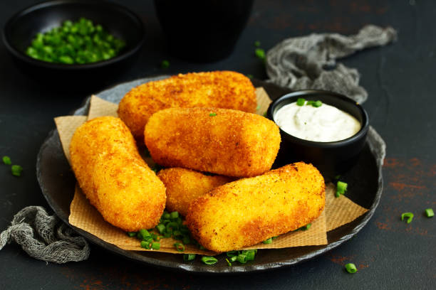 istock potato croquettes with cheese 1065398380