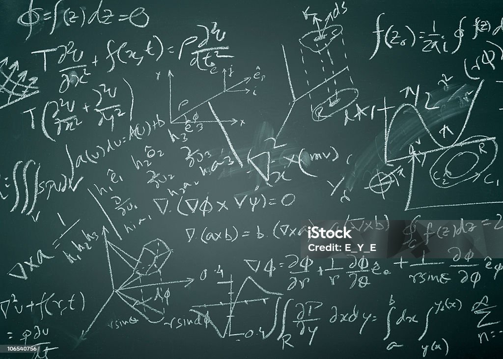 Complicado matemática fórmulas - Foto de stock de Matemática - Opção Educacional royalty-free