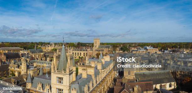 Aerial View Of Cambridge Stock Photo - Download Image Now - Cambridge - England, UK, Cambridgeshire