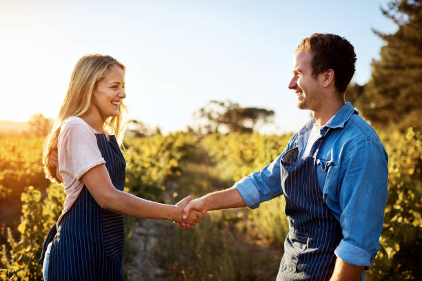istock Partnering up to bring quality produce 1065414034