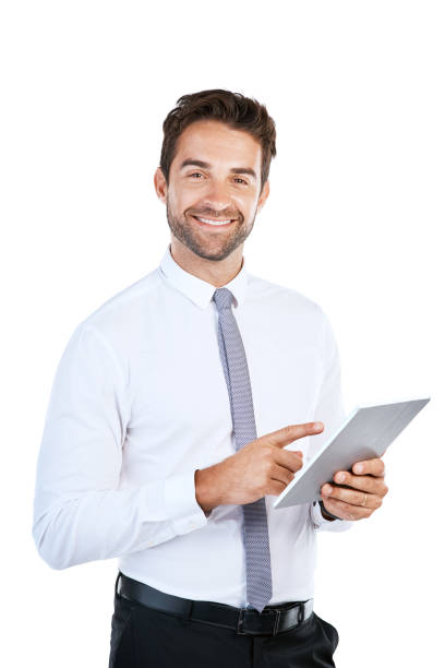 istock Dominating the business world with the help of my tablet 1065419528