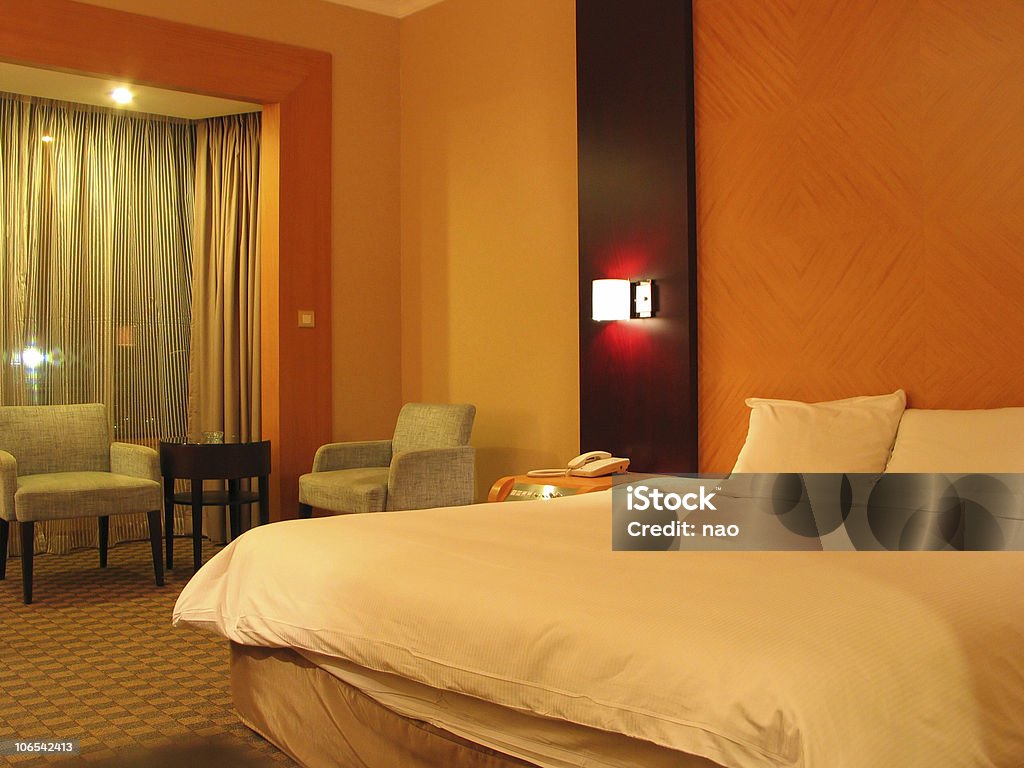 Hotel Quarto de Dormir - Royalty-free Cama Foto de stock