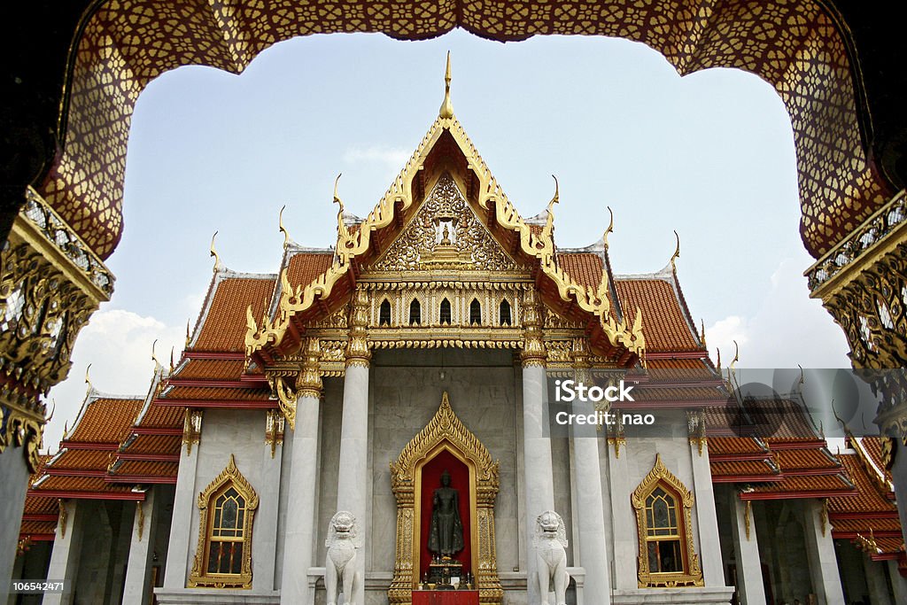 Thai Temple  Architecture Stock Photo