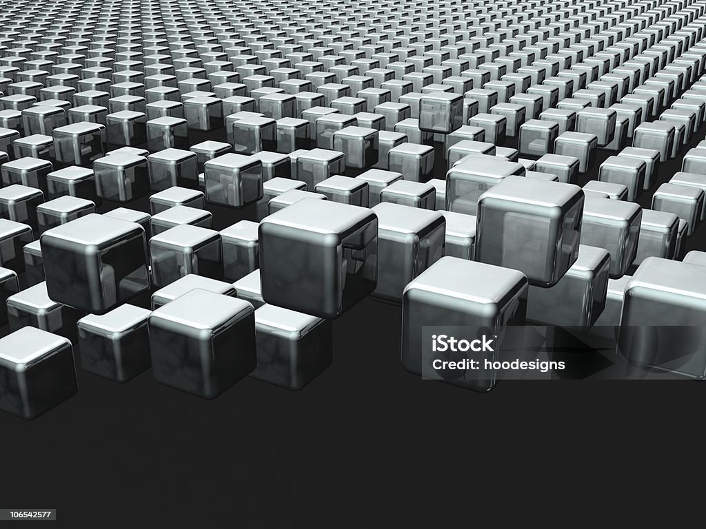 Dynamische cube schwimmende Hintergrund - Lizenzfrei Abstrakt Stock-Foto