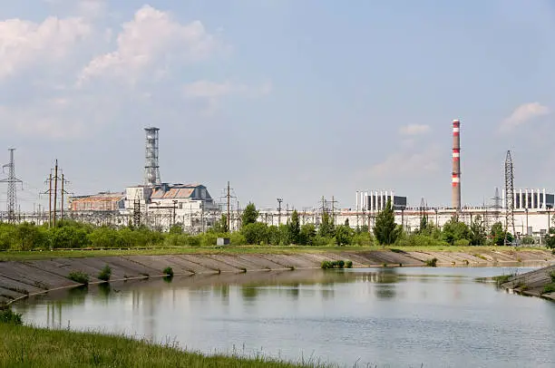 Photo of Chernobyl nuclear reactor