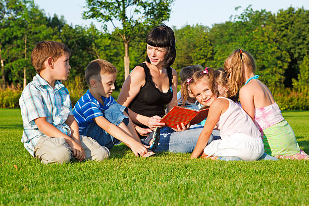 istock Teacher reading to kids 106542880