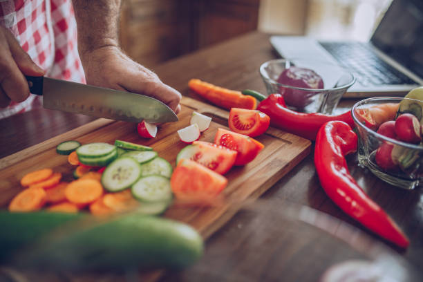 istock Healthy salad in making 1065437692