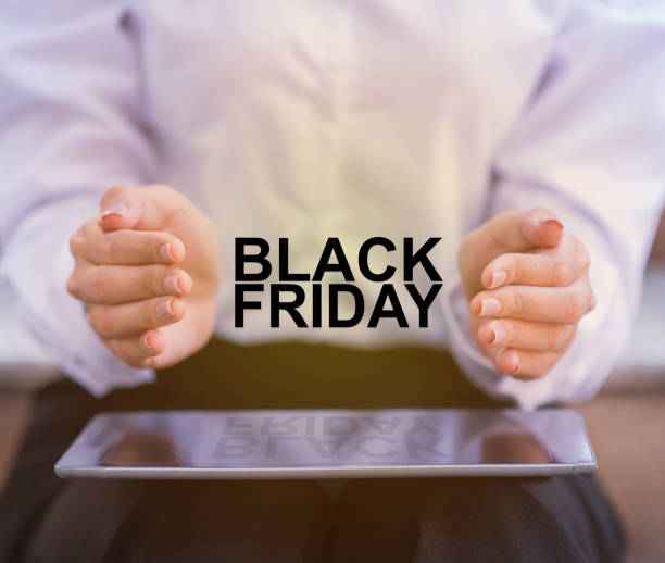 istock Black Friday and Boxing Day. Online Shopping gift and present on holiday. technology Ecommerce on internet 1065439374
