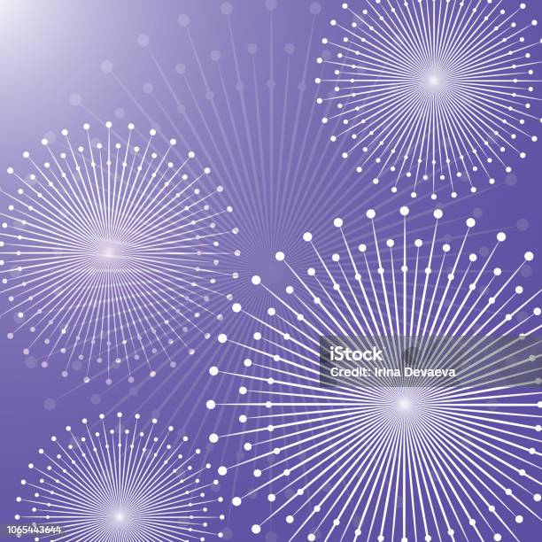 Round White Rays Round Shapes From White Rays On A Colored Background Abstract Circular ...