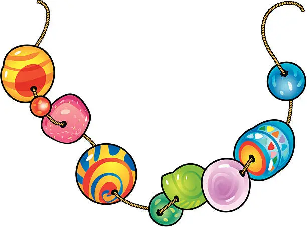 Vector illustration of Beads