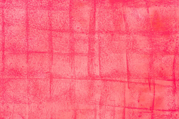 istock red artistic background texture made with watercolor and crayon on paper 1065444576