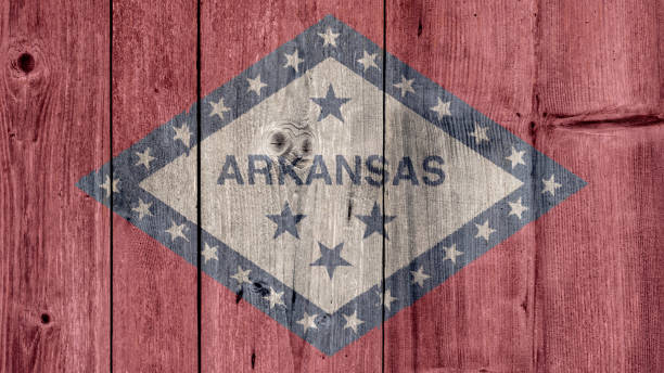 istock US State Arkansas Flag Wooden Fence 1065444608