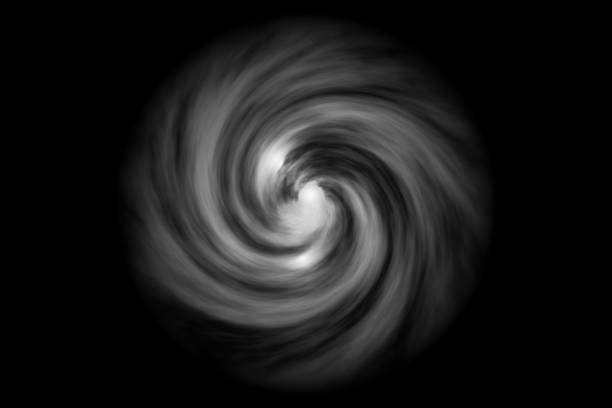 istock Top view of white spiral cloud, abstract background. 1065447378