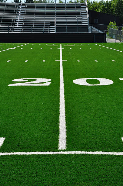 istock Twenty Yard Line on American Football Field 106545833