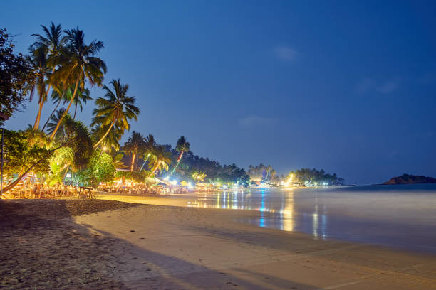 istock beach at night in Sri Lanka 1065462766